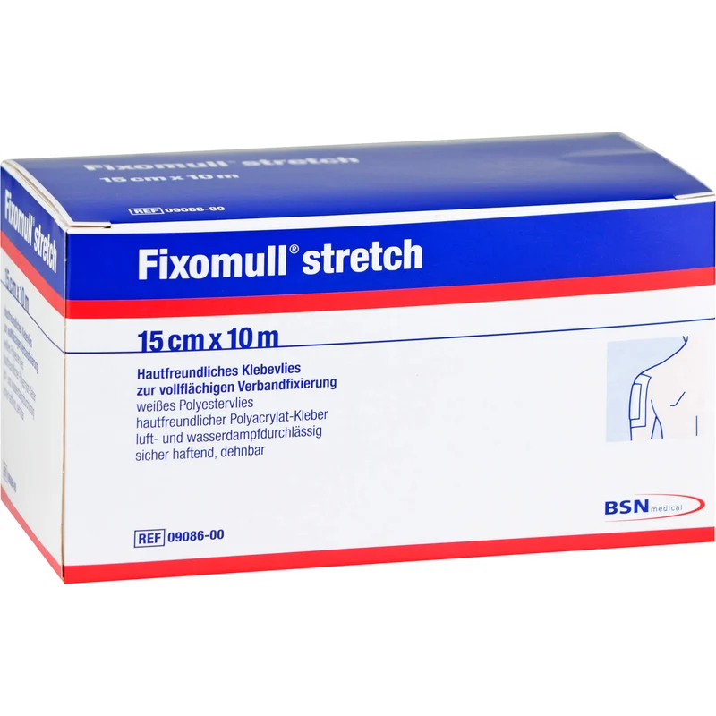 Fixomull stretch 10 m x 15 cm hautfreundliches Klebevlies, 1 St. Pflaster