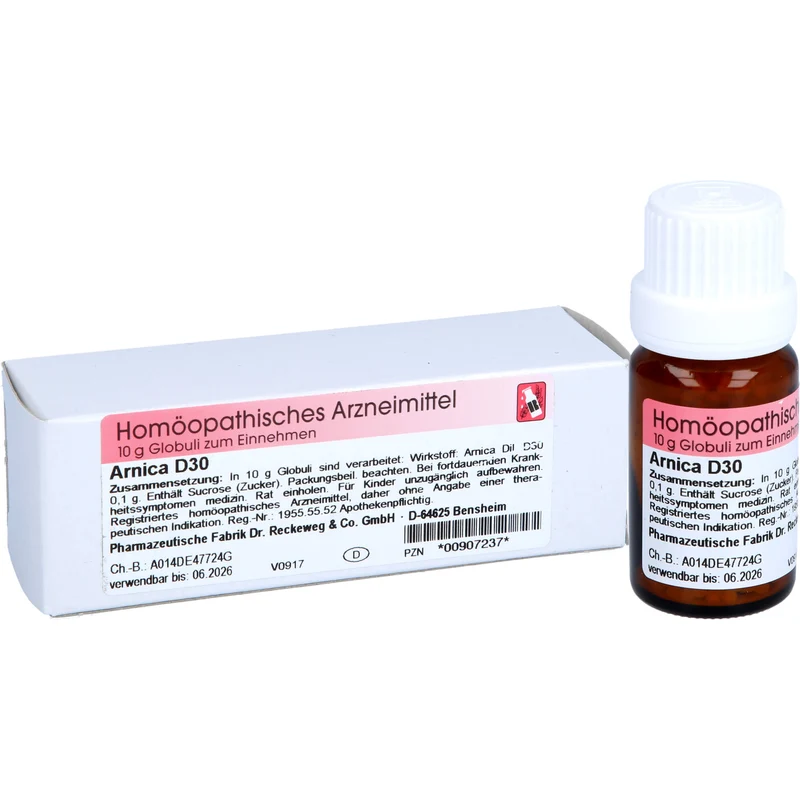 Dr. Reckeweg Arnica D30 Globuli, 10 g Globuli