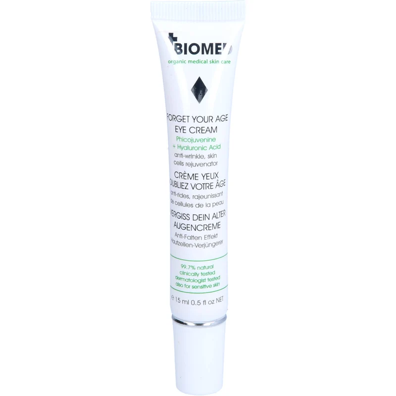 BIOMED VERGISS DEIN ALTER AUGENPFLEGE, 15 ml CRE
