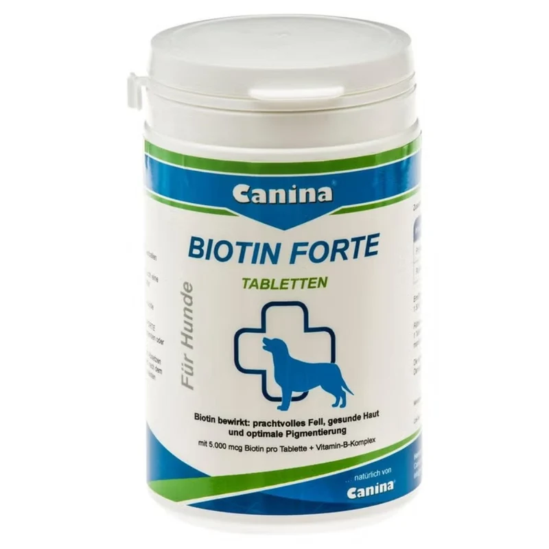 Canina Biotin forte Tabletten für Hunde, 100 g Tabletten