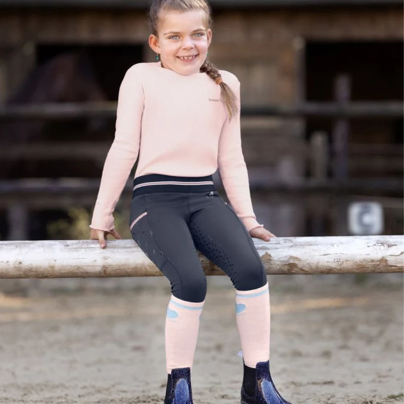 Leggings da equitazione termici Lucky Leni, bambina