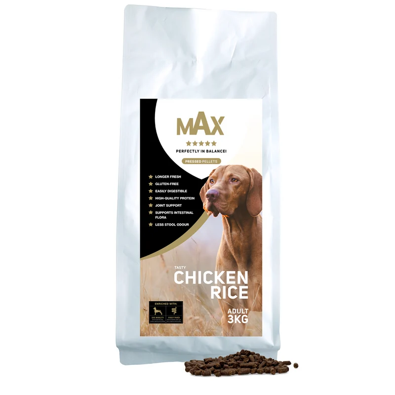Max Adult Geperste Brokken Kip & Rijst
