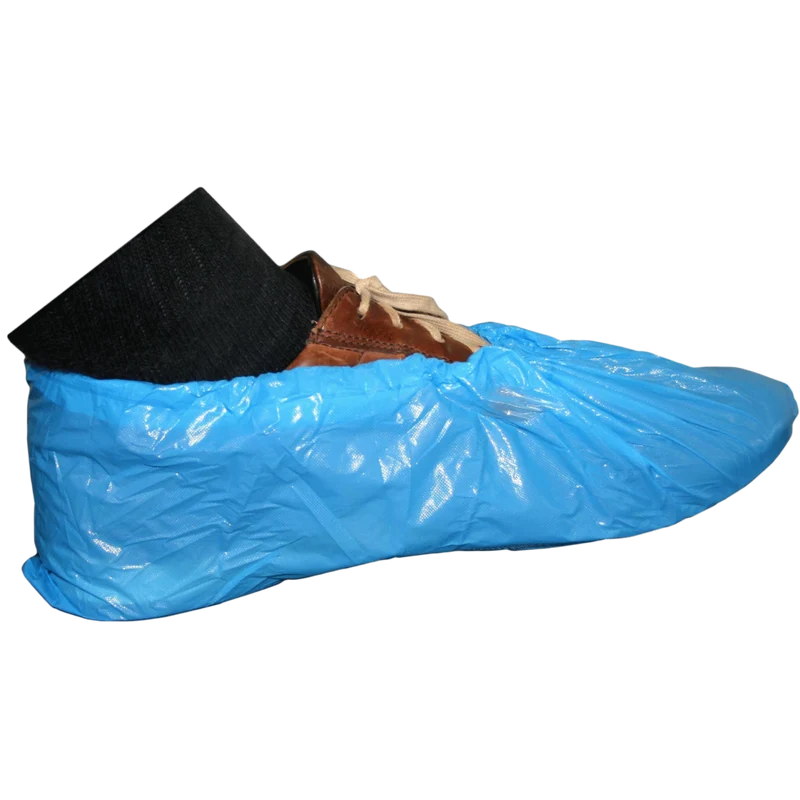 Wegwerp overschoen blauw CPE