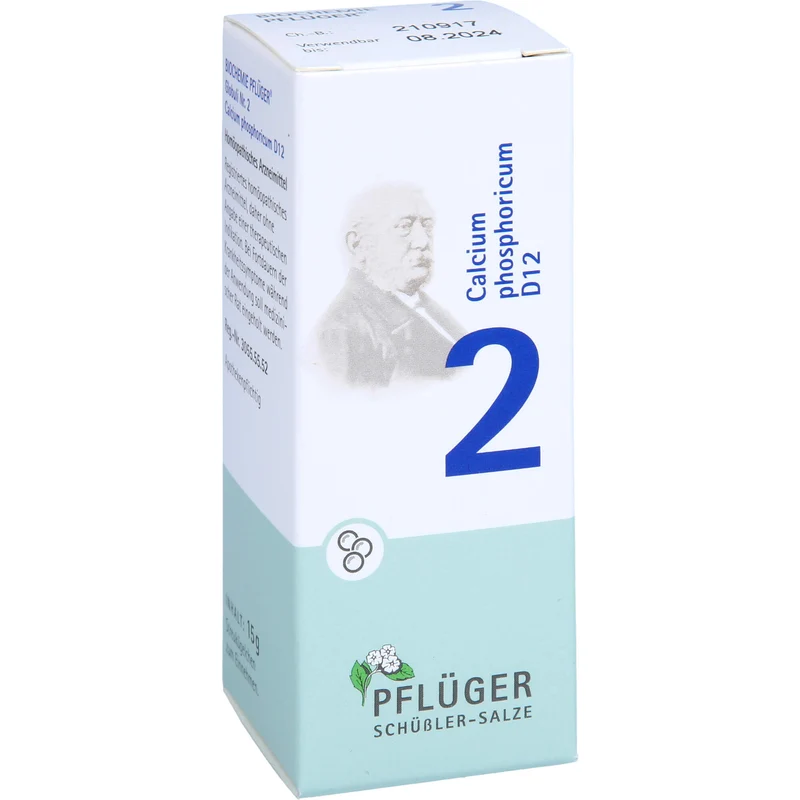 Pflüger Biochemie Nr.2 Calcium phosphoricum D12 Globuli, 15 g Globuli