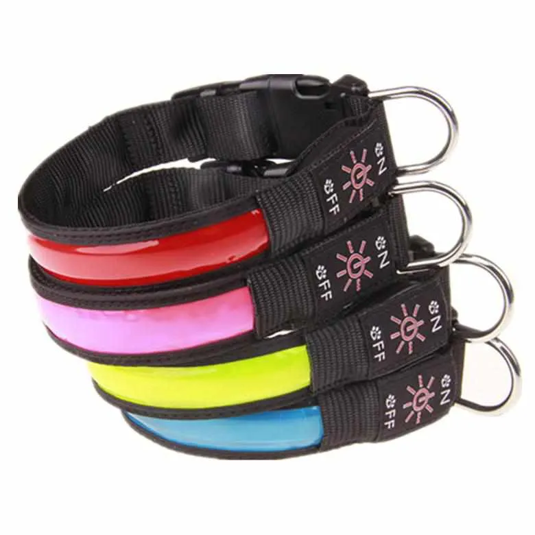 LED Hundehalsband – wiederaufladbares Leuchthalsband