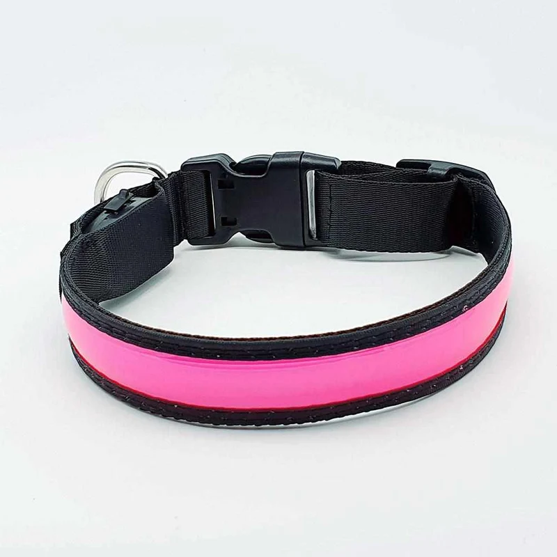 LED Hundehalsband – wiederaufladbares Leuchthalsband