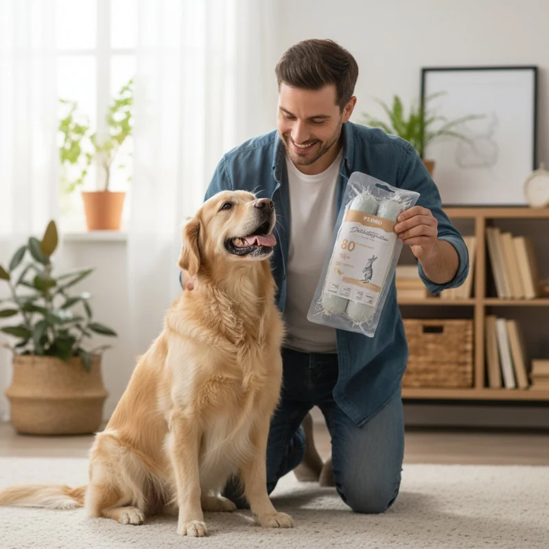Perro Delikatessrolle No.1 Kaninchen & Kartoffel – Premium Hundewurst mit 80% Frischfleisch, getreidefrei & hypoallergen für sensible Hunde