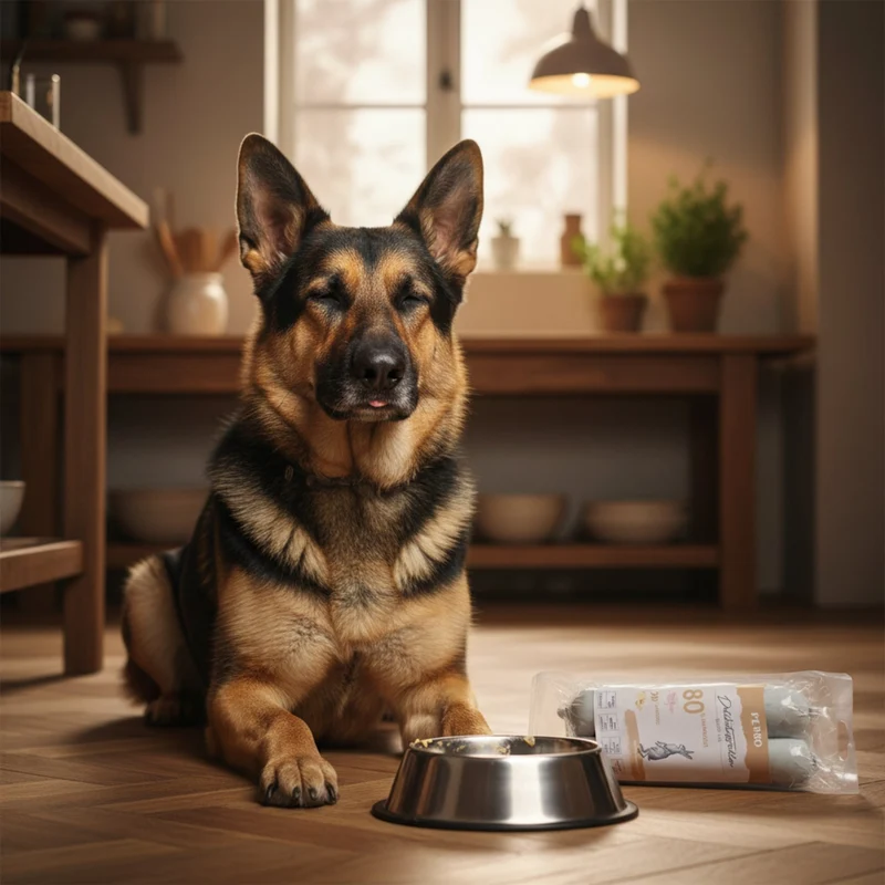 Perro Delikatessrolle No.1 Kaninchen & Kartoffel – Premium Hundewurst mit 80% Frischfleisch, getreidefrei & hypoallergen für sensible Hunde