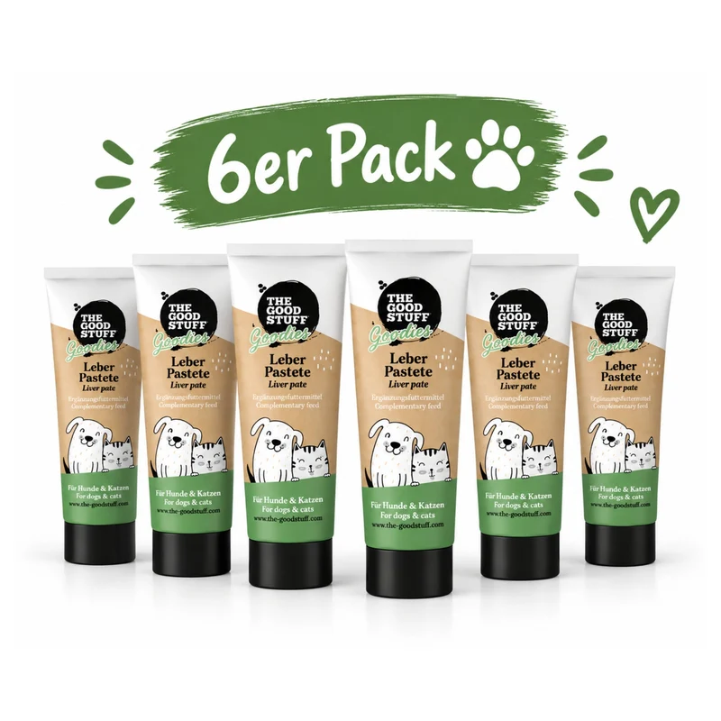 The Goodstuff Premium Geflügel-Leberpastete – Fettarmer Hundesnack für empfindliche Mägen, Training & Medikamentengabe | Getreidefrei & Vitaminreich