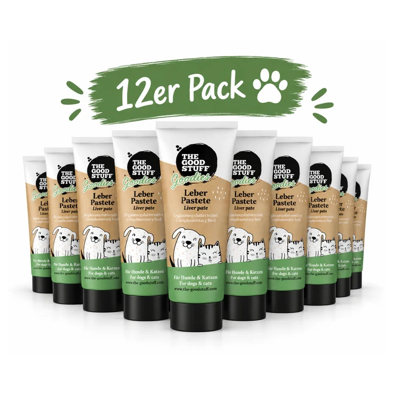 The Goodstuff Premium Geflügel-Leberpastete – Fettarmer Hundesnack für empfindliche Mägen, Training & Medikamentengabe | Getreidefrei & Vitaminreich