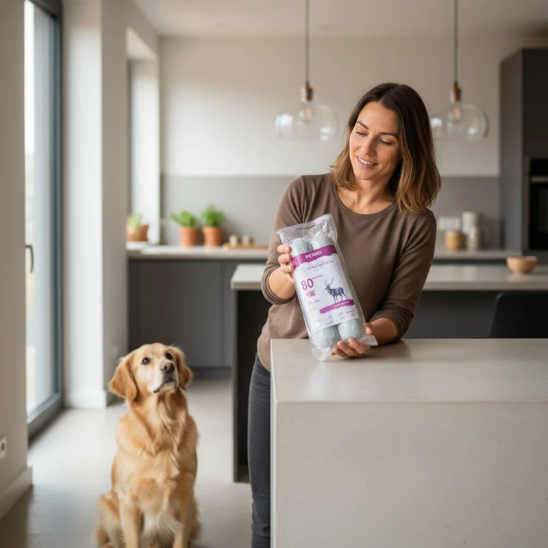 Perro Delikatessrolle Hirsch & Kartoffel - Getreidefreie Hundewurst für sensible Hunde