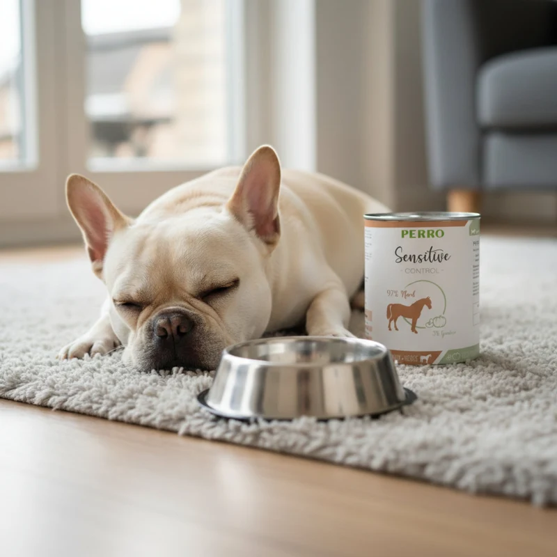 Perro Sensitive Control Pferd & Gemüse – Hypoallergenes Premium Nassfutter für Hunde mit Futtermittelallergien, Getreidefrei & Glutenfrei