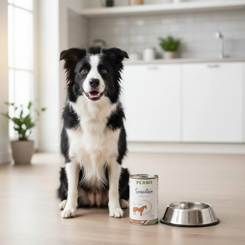 Perro Sensitive Control Pferd & Gemüse – Hypoallergenes Premium Nassfutter für Hunde mit Futtermittelallergien, Getreidefrei & Glutenfrei