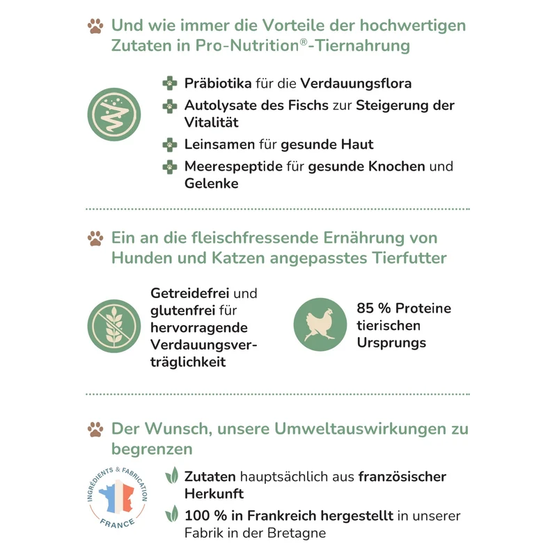 Pro-Nutrition Flatazor Pure Life Adult Maxi – Getreidefreies Premium-Hundefutter für große Rassen mit Kollagen für gesunde Gelenke & Knorpel