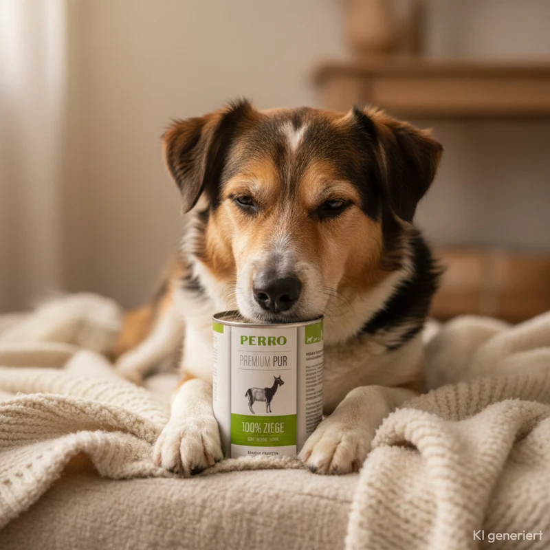 Perro Premium Pur Ziege – Hochwertiges Monoprotein-Nassfutter aus reiner Ziege für sensible Hunde, Allergiker & wählerische Feinschmecker