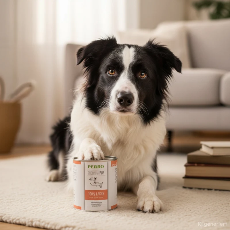 Perro Premium Pur Lachs – Zartes Monoprotein Nassfutter mit purem Lachs für Hunde mit Allergien, Unverträglichkeiten & sensiblem Magen