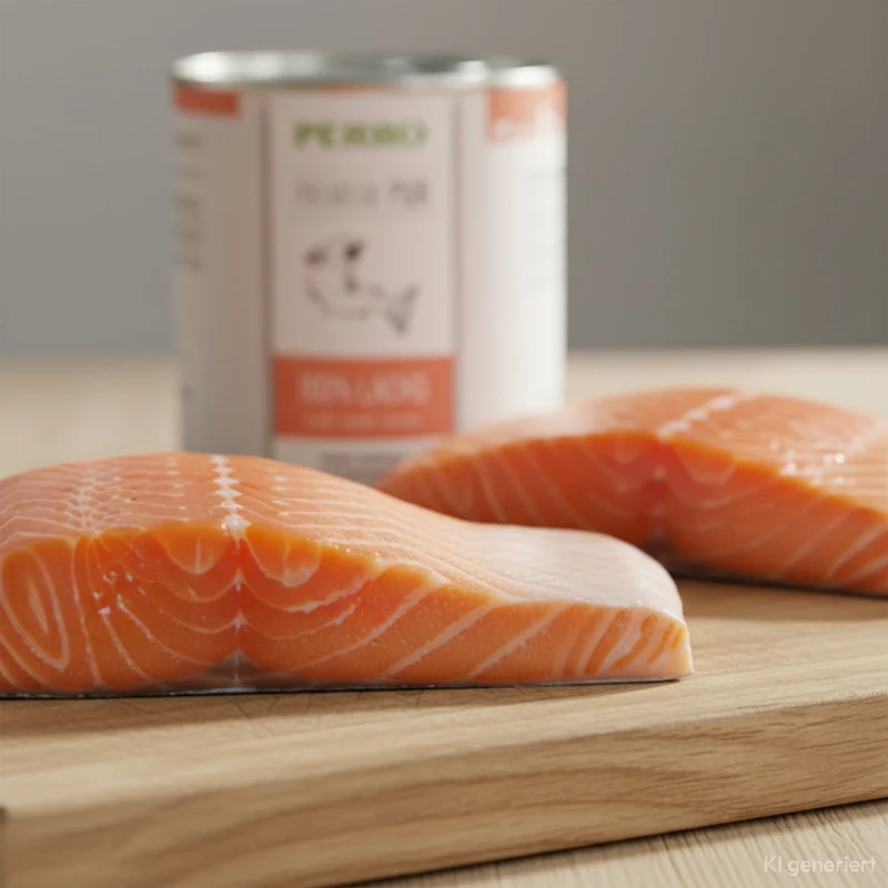 Perro Premium Pur Lachs – Zartes Monoprotein Nassfutter mit purem Lachs für Hunde mit Allergien, Unverträglichkeiten & sensiblem Magen