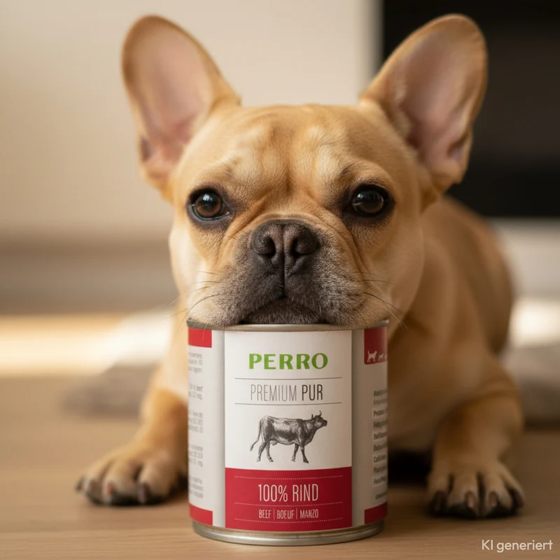 Perro Premium Pur Rind Nassfutter – 100% Singleprotein für Hunde mit Allergien & sensibler Verdauung – Hypoallergen, Getreidefrei & Schonend