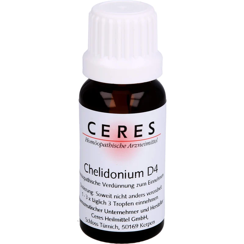 Ceres Chelidonium D4 Dil., 20 ml DIL