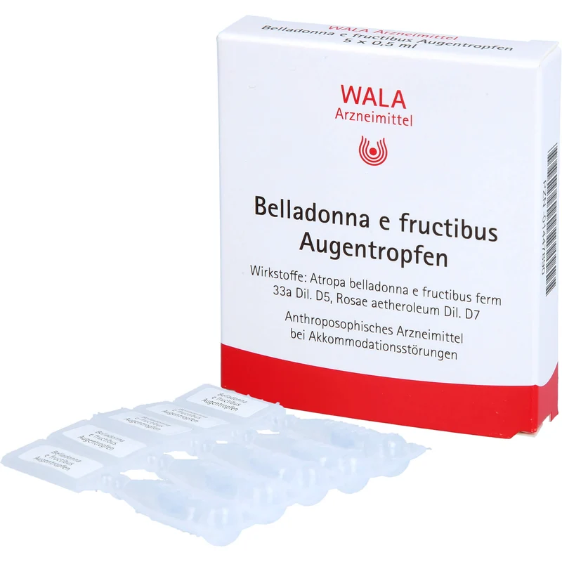 Belladonna e fructibus Wala Augentropfen, 5X0.5 ml ATR