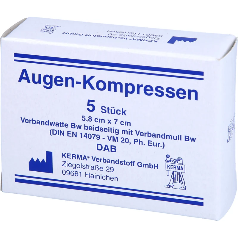 AUGENKOMPRESSEN 5,8x7CM UNSTERIL, 5 St KOM