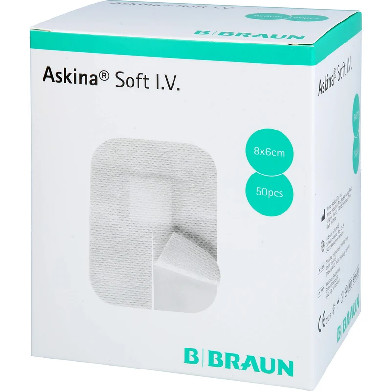 Askina Soft i.V. 8x6cm, 50 St PFL