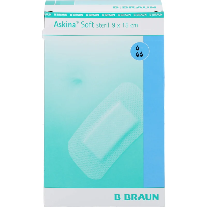 ASKINA SOFT STERIL 9X15CM HYPOALLERGENER WUNDVERBA, 40 St VER