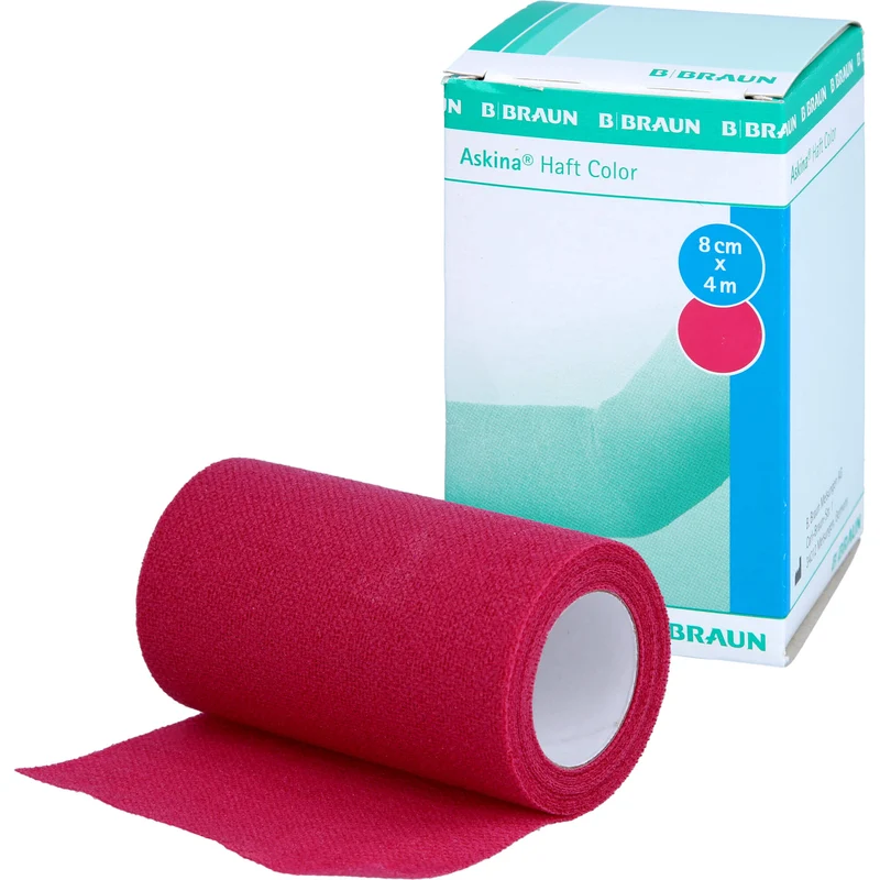 Askina Haft Color pink 8cmx4m, 1 St BIN