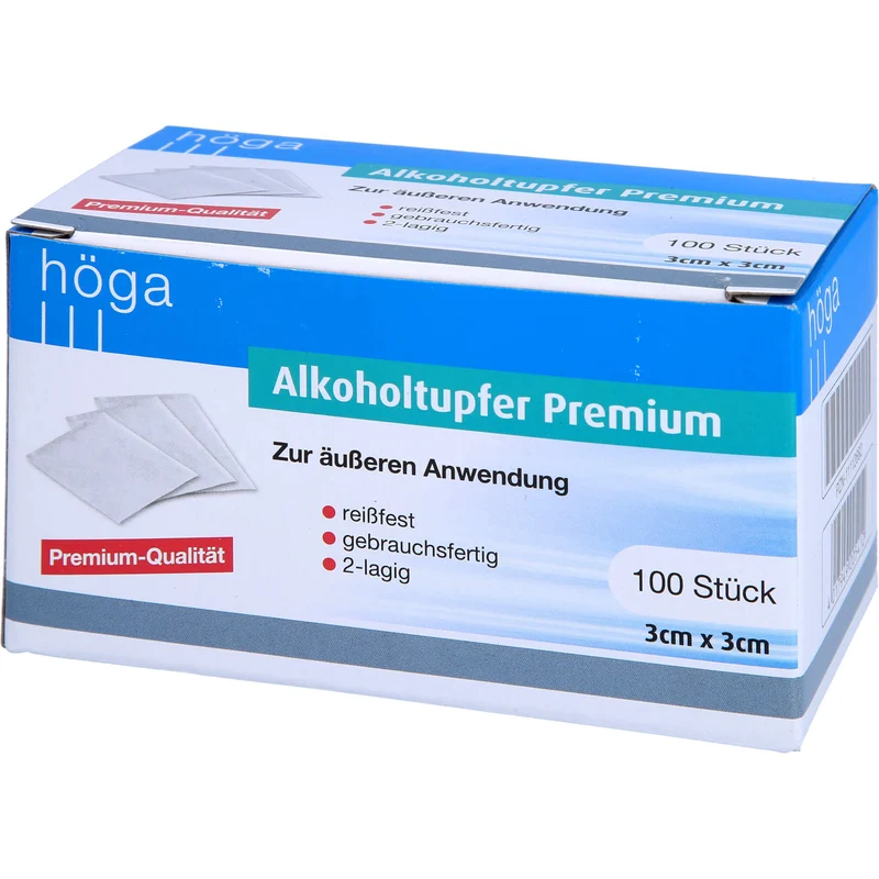 Alkoholtupfer Premium, 100 St