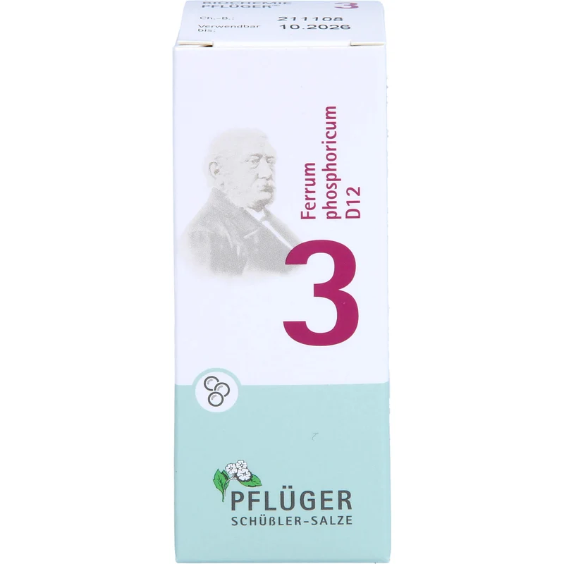 Biochemie Nr.3 Ferrum phosphoricum D12 Pflüger Globuli, 15 g GLO
