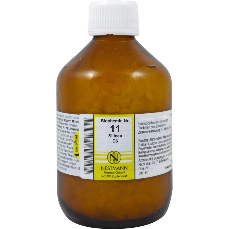 Nestmann Biochemie 11 Silicea D 6 Tabletten, 1000 St. Tabletten