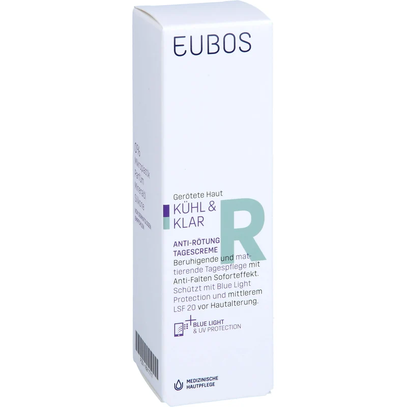 EUBOS KÜHL & KLAR Anti-Rötung Tagescreme LSF 20, 40 ml CRE
