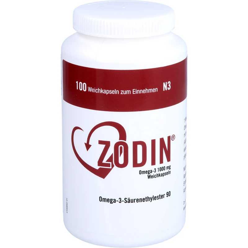 Zodin® Omega-3 1000 mg Weichkapseln, 100 St WKA