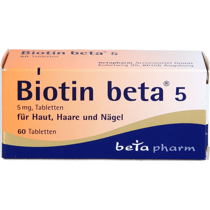 Biotin beta 5, 5 mg Tabletten, 60 St. Tabletten