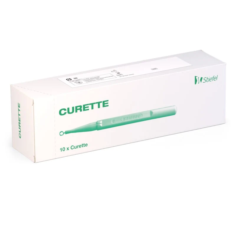 Curette Stiefel 4 mm zur präzisen und schonenden Curettage, 10 St. Zubehör