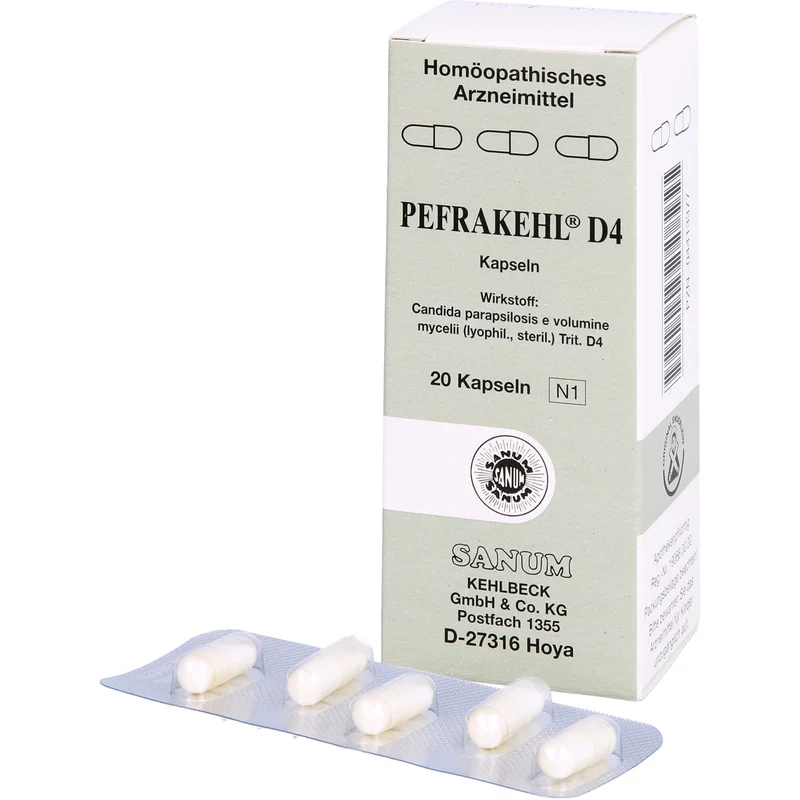 SANUM-KEHLBECK Pefrakehl D4 Kapseln, 20 St. Kapseln