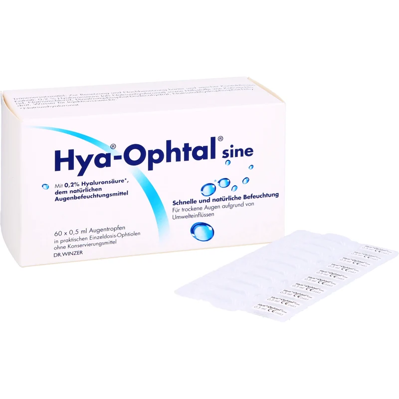Hya-Ophtal Lösung zur Erfrischung und Befeuchtung, 60 St. Lösung
