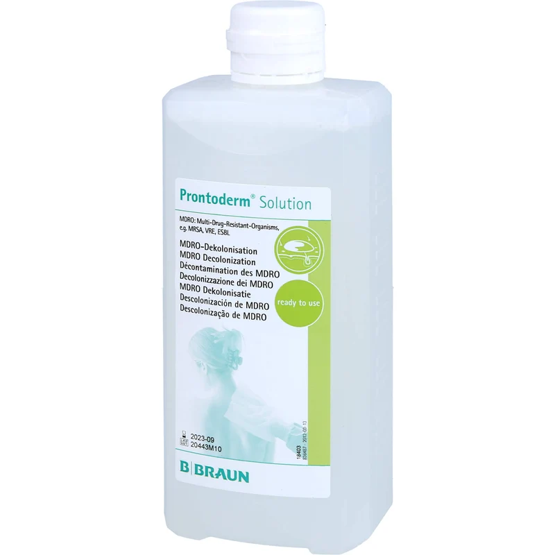 Prontoderm Lösung zur MRE-Dekolonisation von Haut und Schleimhaut, 500 ml Lösung