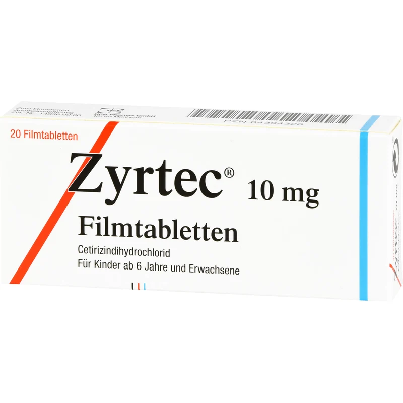 Zyrtec 10 mg Filmtabletten, 20 St. Tabletten