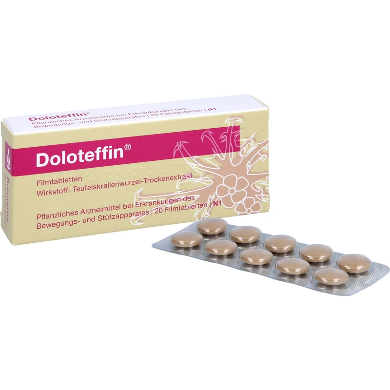 Doloteffin Filmtabletten bei Erkrankungen des Bewegungs- und Stützapparates, 20 St. Tabletten