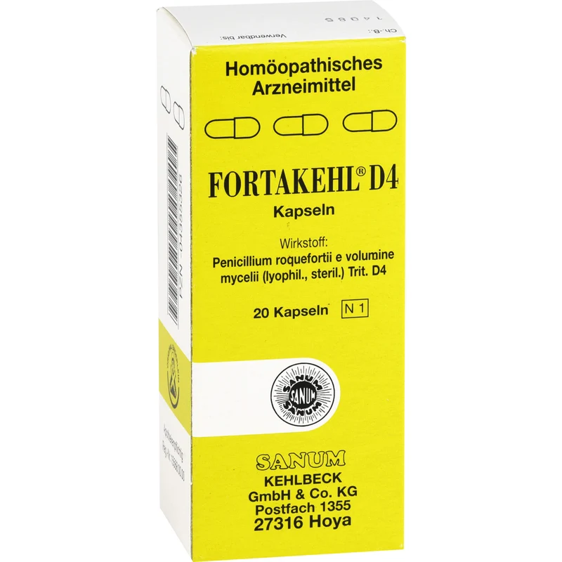 SANUM-KEHLBECK Fortakehl D4 Kapseln, 20 St. Kapseln
