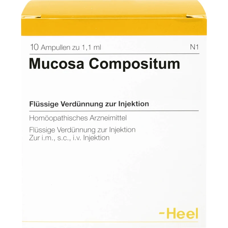 Mucosa compositum Injektionslösung, 10 St. Ampullen
