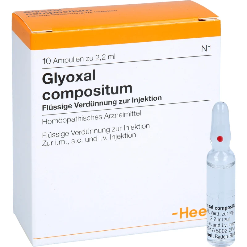 Glyoxal compositum Inj.-Lsg., 10 St. Ampullen