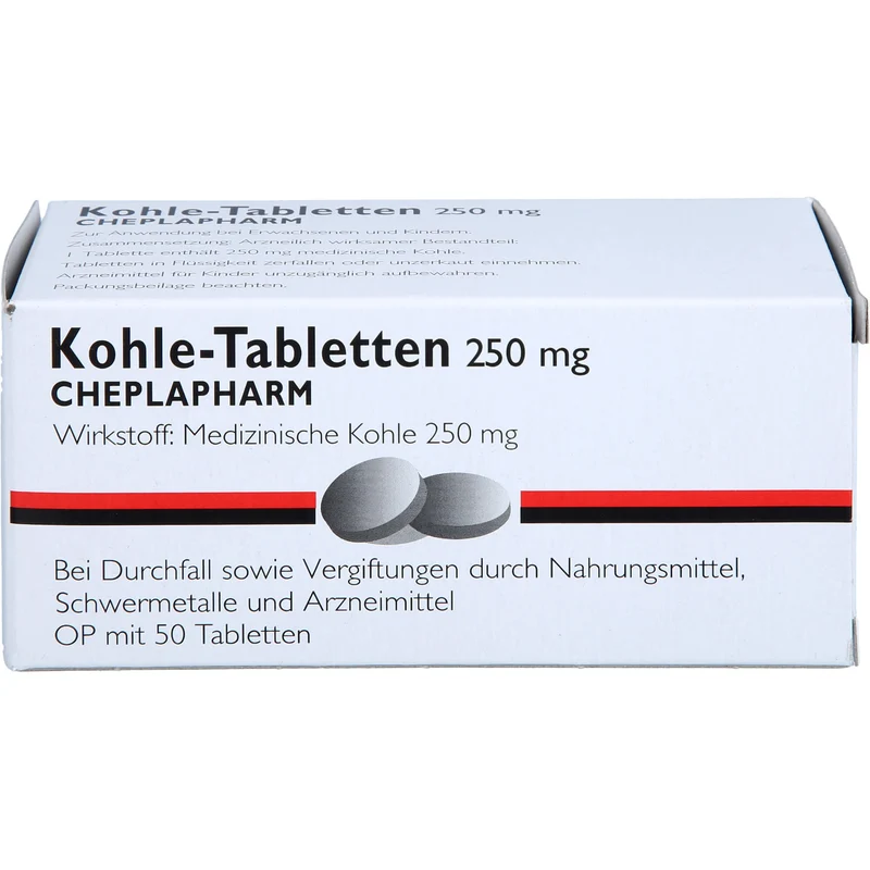 Kohle Tabletten Boxo-Pharm Tbl., 50 St. Tabletten