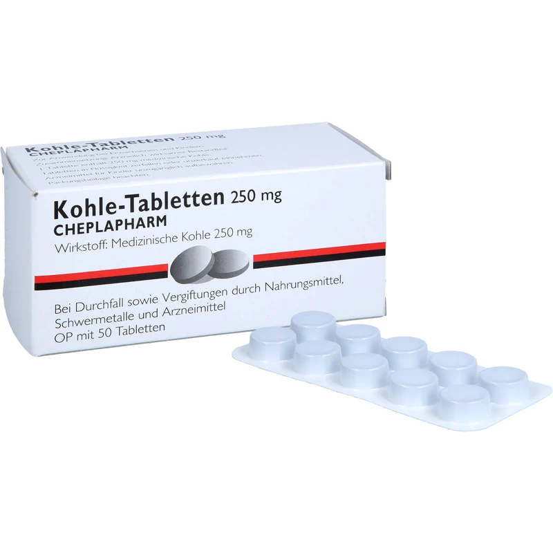 Kohle Tabletten Boxo-Pharm Tbl., 50 St. Tabletten