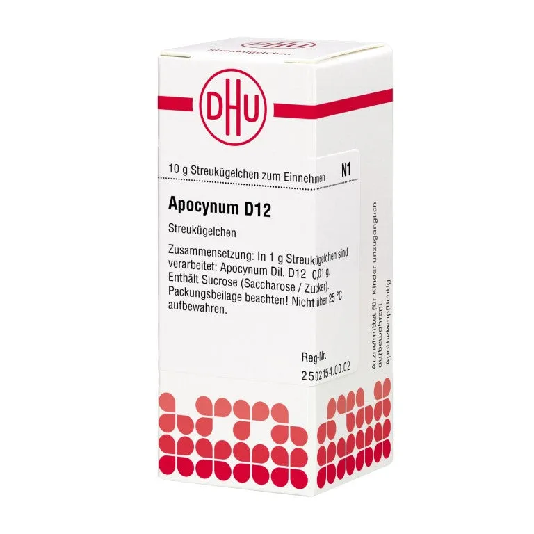 DHU Apocynum D12 Globuli, 10 g Globuli