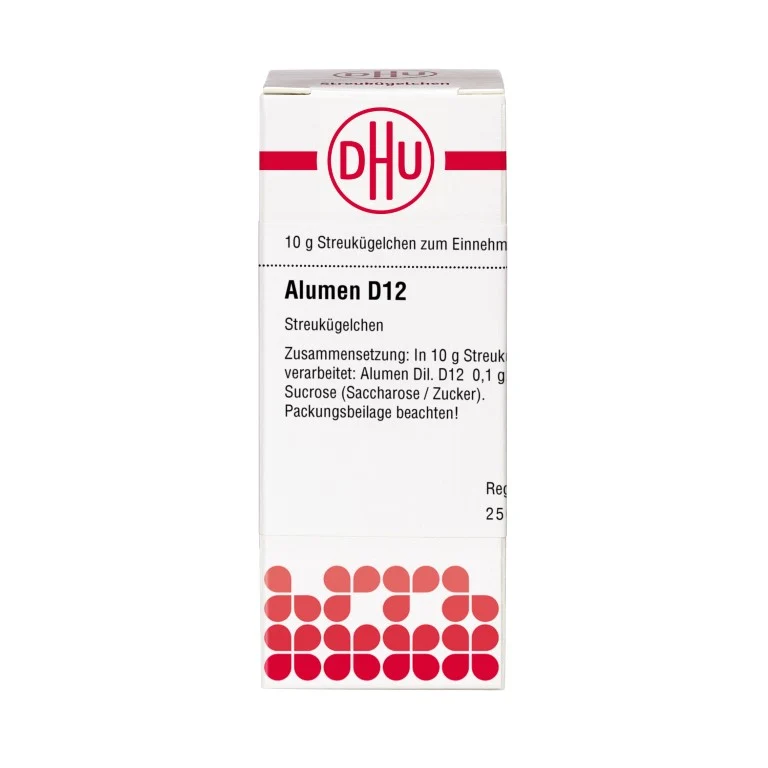 DHU Alumen D12 Globuli, 10 g Globuli