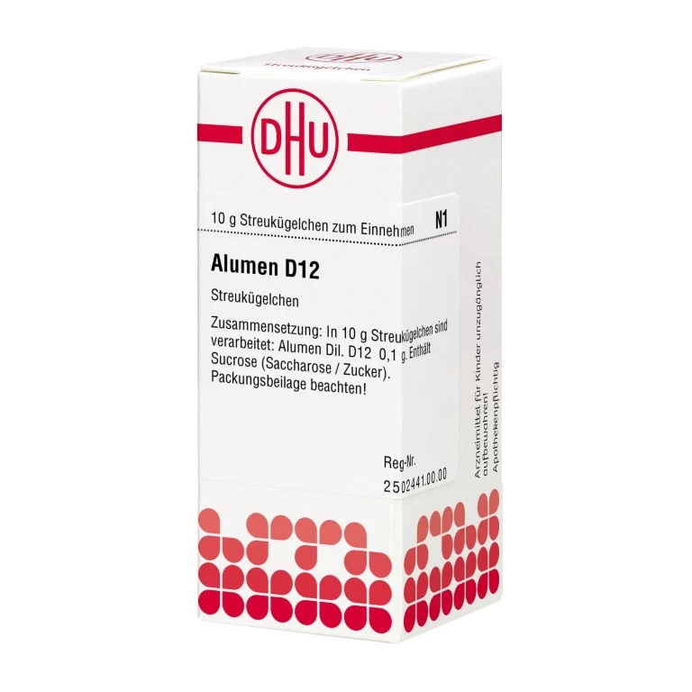 DHU Alumen D12 Globuli, 10 g Globuli