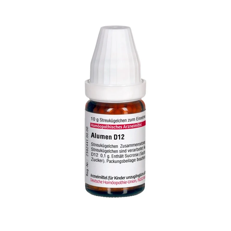DHU Alumen D12 Globuli, 10 g Globuli
