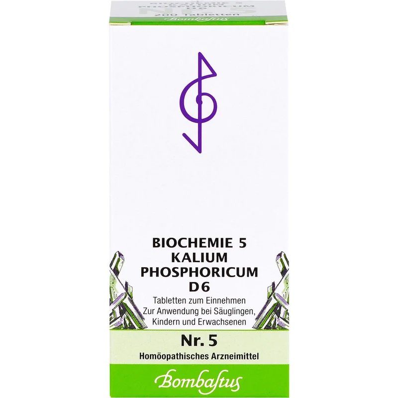 Bombastus Biochemie 5 Kalium phosphoricum D6 Tabletten, 200 St. Tabletten